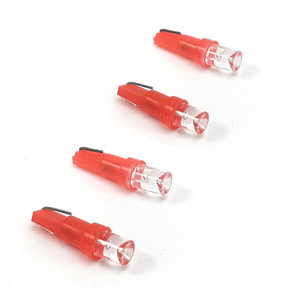 Lampara T5 Tablero 1 Led Concava Roja 5301 x4 Un-Lamparas T5-Multishop Uruguay