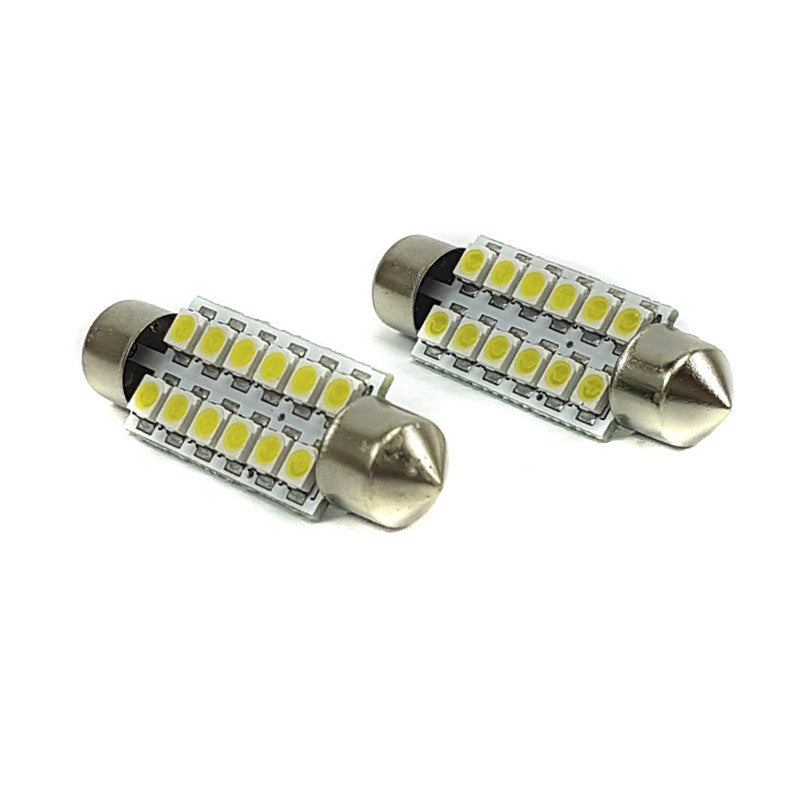 Lampara Tubular 12 Led Blanca x2 Un-Lampara Tubular-Multishop Uruguay