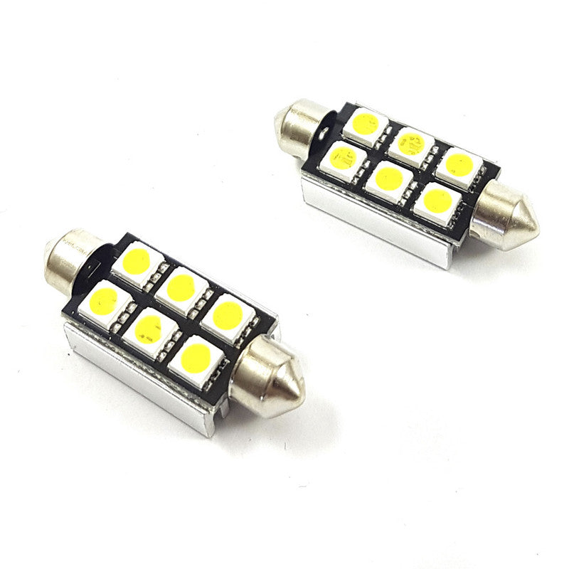 Lampara Tubular 6 Led Blanca Canbus 11x36 x2 Un-Lampara Tubular-Multishop Uruguay
