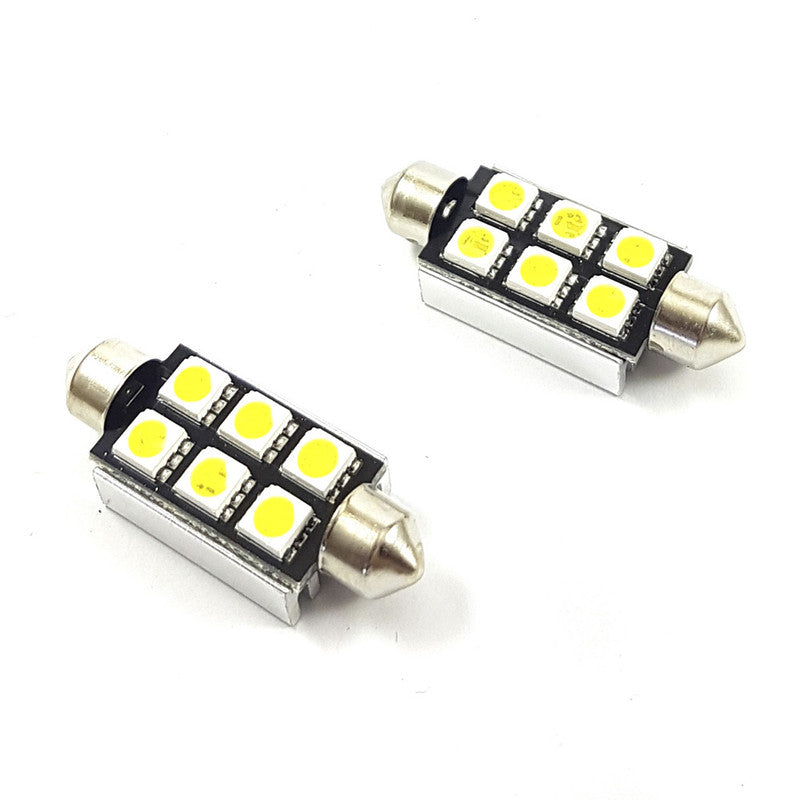 Lampara Tubular 6 Led Blanca Canbus 11x39 x2 Un-Lampara Tubular-Multishop Uruguay