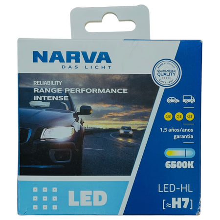 Lámparas LED H7 Narva Range Performance 6500K – Alta Visibilidad-Kit Led H7-Multishop Uruguay