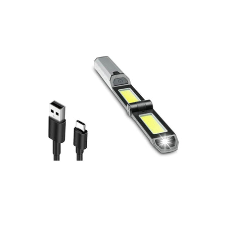 Linterna Led Articulada Recargable-Linternas-Multishop Uruguay
