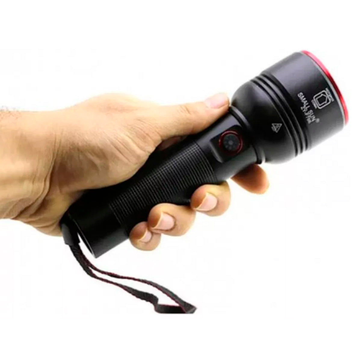 Linterna Led Foco Ajustable Tipo Cazador-Linternas-Multishop Uruguay