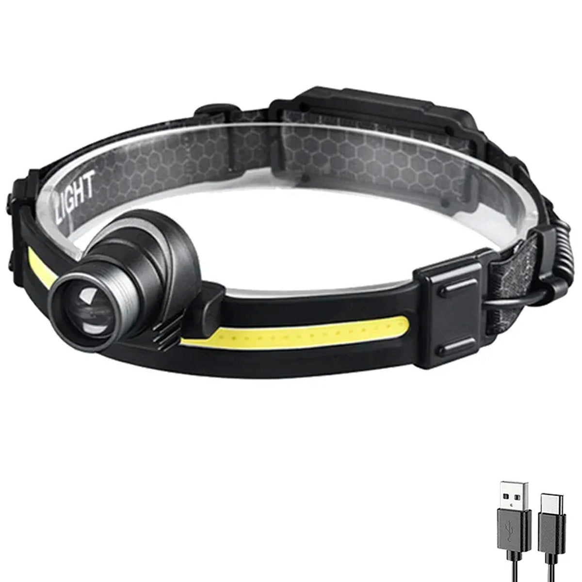 Linterna Led Tipo Minero Recargable-Linternas-Multishop Uruguay