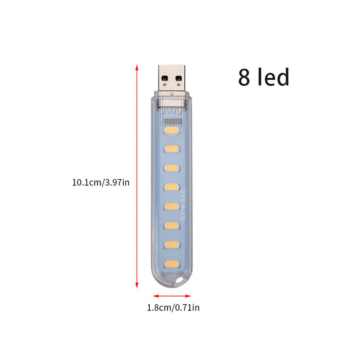 Linterna Led USB Notebook/Mate-Linternas-Multishop Uruguay