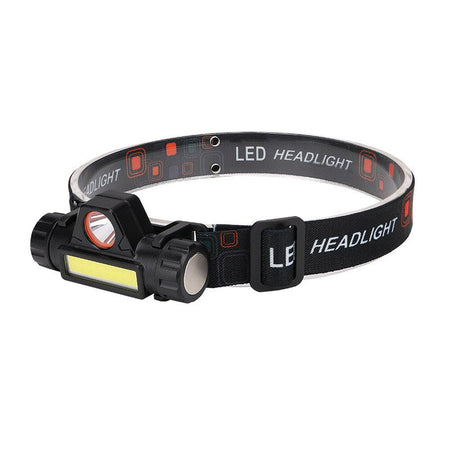 Linterna Led Vincha Minero Con Iman-Linternas-Multishop Uruguay