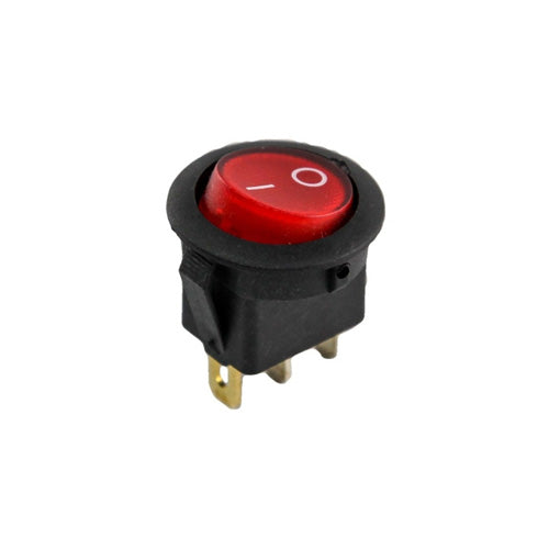 Llave Tecla Redondo On Off x4 Un-Llaves Tablero-Multishop Uruguay