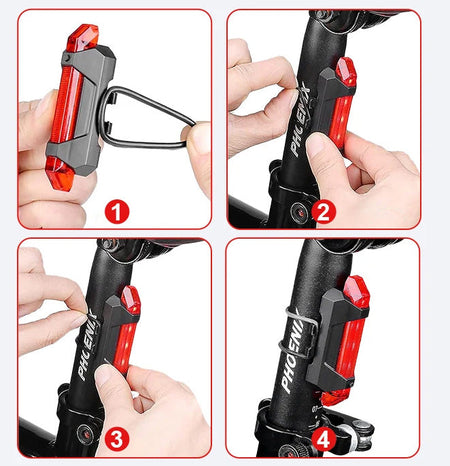 Luz impermeable para bicicleta-Bicicletas-Multishop Uruguay