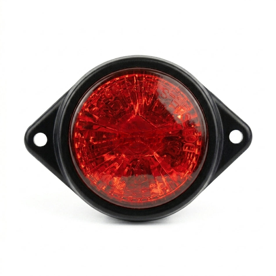 Luz Led Faro Lateral Redondo 24V-Faros Laterales-Multishop Uruguay