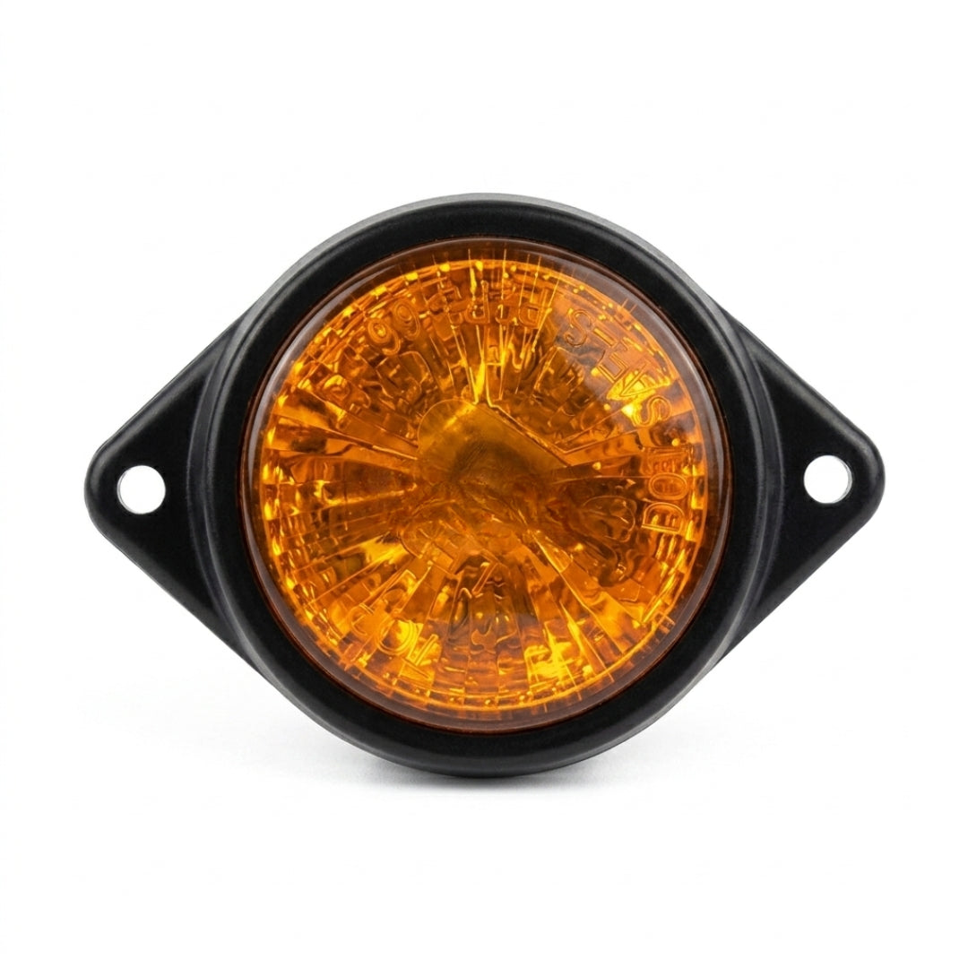 Luz Led Faro Lateral Redondo 24V-Faros Laterales-Multishop Uruguay