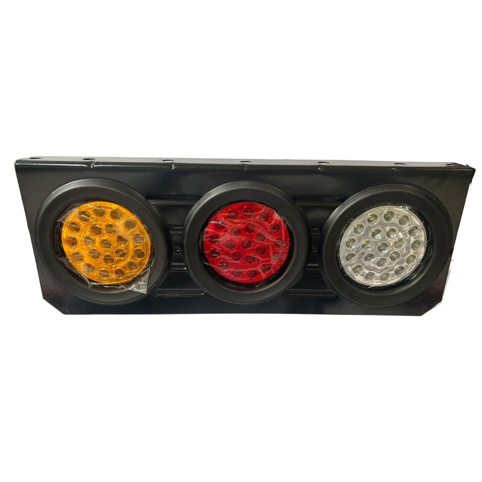 Luz Led Faro Trasero Redondo 3 Colores 24V-Faros Traseros-Multishop Uruguay