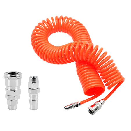 Manguera Espiral Aire Camiones con Acoples-Accesorios-Multishop Uruguay