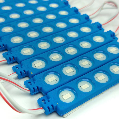 Modulo 5 Led 5730 12v 9.5 cm x 10 Un - ver colores-Modulos Led-Multishop Uruguay