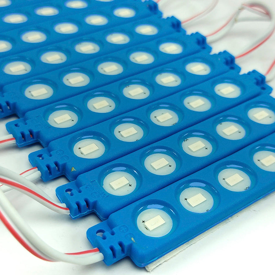 Modulo 5 Led 5730 12v 9.5 cm x 10 Un - ver colores-Modulos Led-Multishop Uruguay
