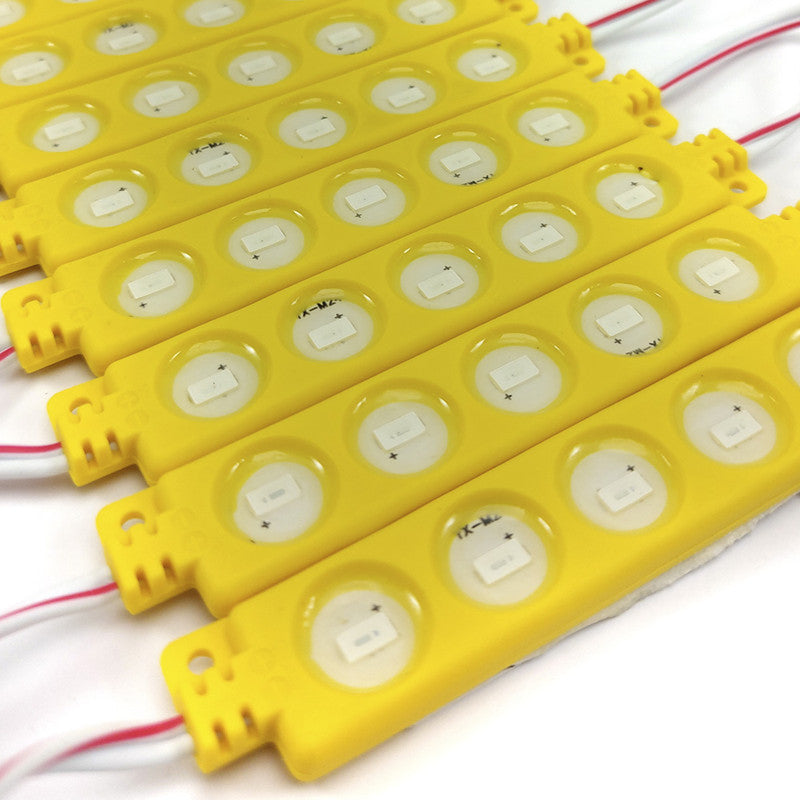 Modulo 5 Led 5730 12v 9.5 cm x 10 Un - ver colores-Modulos Led-Multishop Uruguay