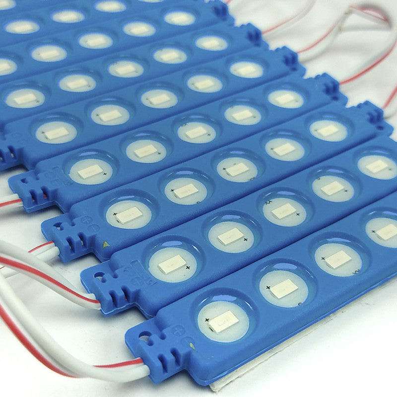 Modulo 5 Led 5730 24v 9.5 Cm x 10 Un - ver colores-Modulos Led-Multishop Uruguay