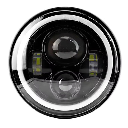 Óptica Cree LED 7" con lupa y ojo de ángel 6000K – Universal 12/24V-Faro Led-Multishop Uruguay