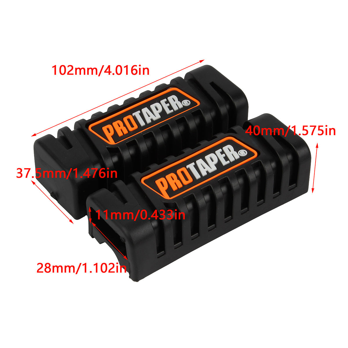 Par Posa Pie Moto Protaper Antideslizante Universal-Posapies motos-Multishop Uruguay
