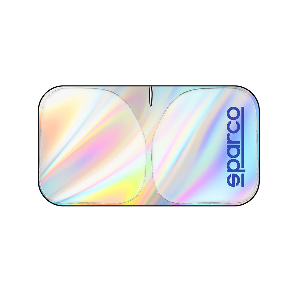 Parasol Sparco 145 x 80 cm plateado reflectivo-Parasoles-Multishop Uruguay