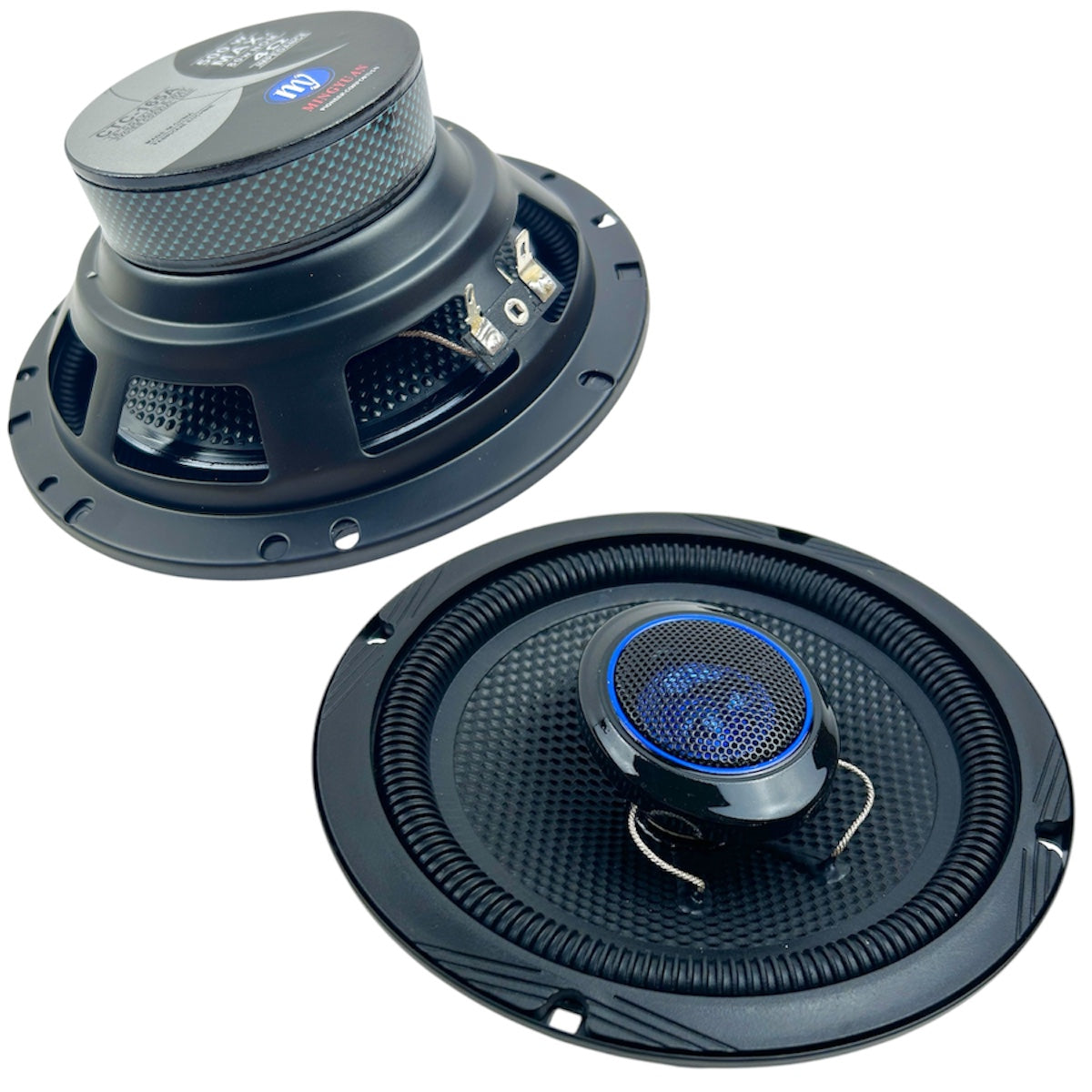 Parlantes 6" Extra Chatos 500W – Compactos y Potentes-Parlantes-Multishop Uruguay