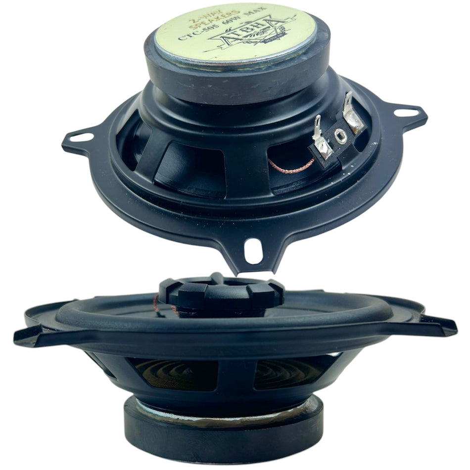 Parlantes Redondo 5 Pulgadas 60W-Parlantes-Multishop Uruguay
