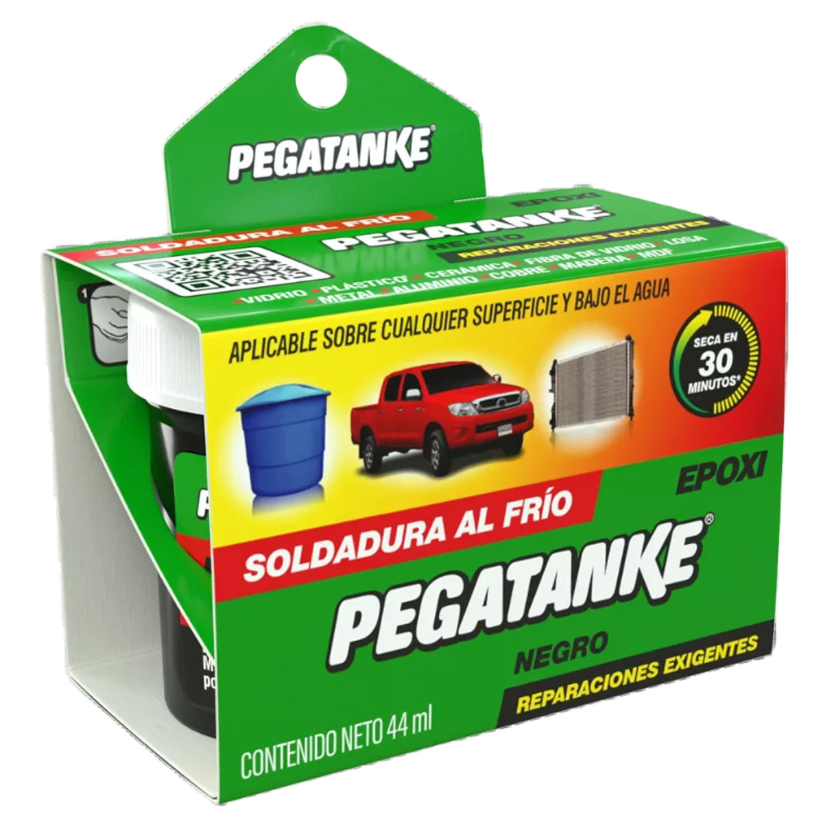Pegatanke Epóxico Negro-Pegamentos y Siliconas-Multishop Uruguay