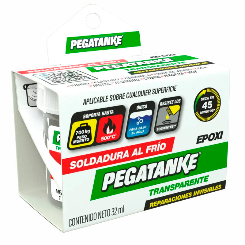 Pegatanke Epóxico Transparente-Pegamentos y Siliconas-Multishop Uruguay