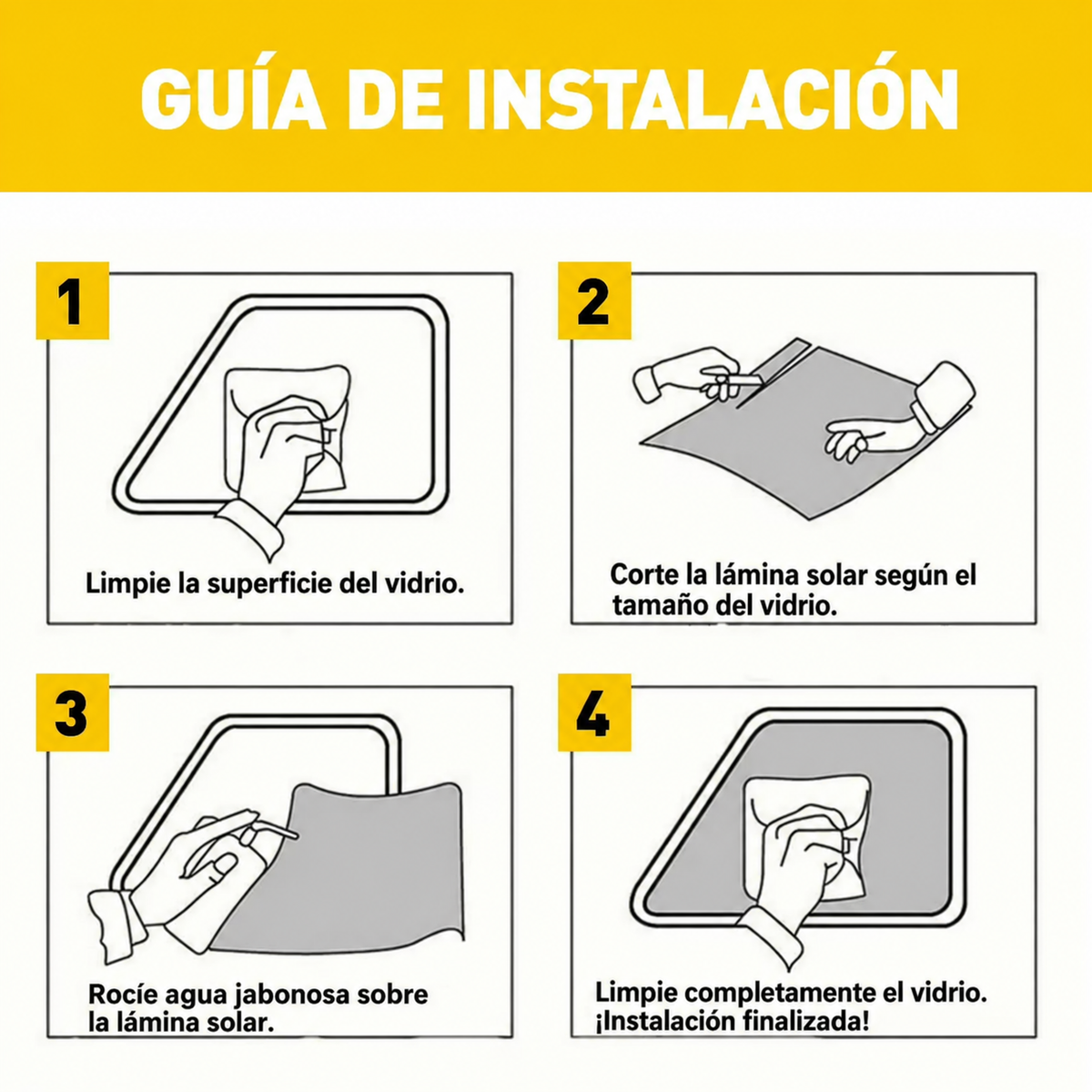 Película Solar Polarizada 15% en Rollo 3m-Accesorios-Multishop Uruguay