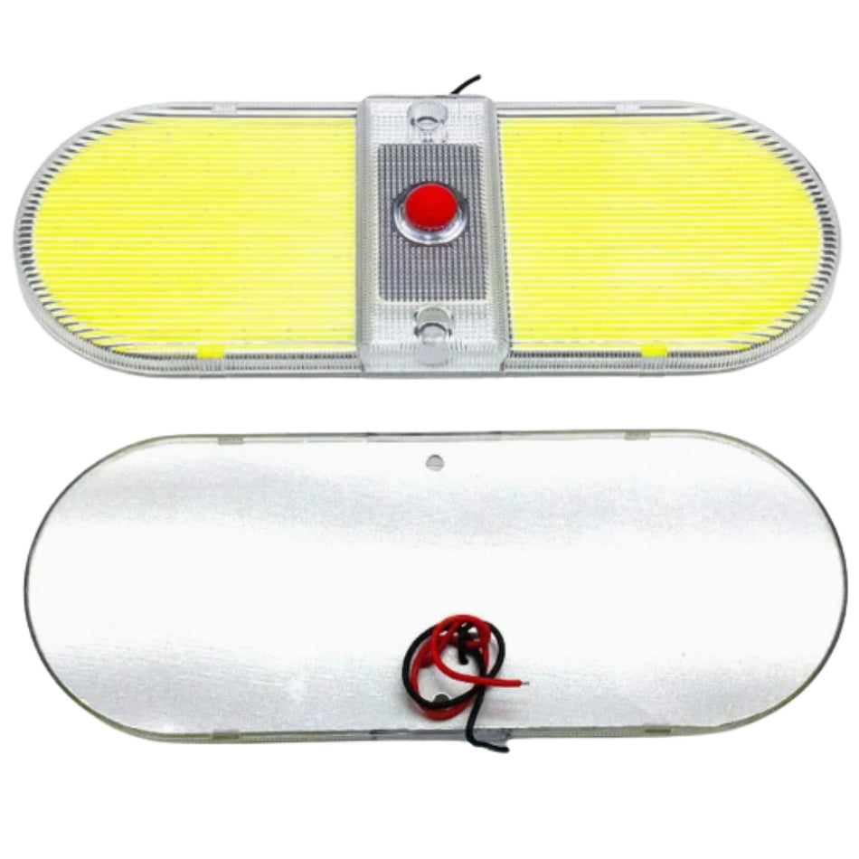 Plafón LED Interior Doble COB 12/24V con Interruptor-Plafon Interno-Multishop Uruguay