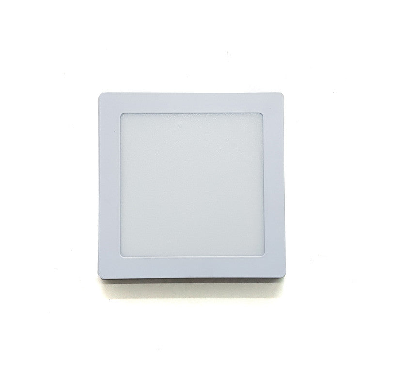 Plafon Luz Blanca Led Cuadrado Externo 25W-Plafon-Multishop Uruguay