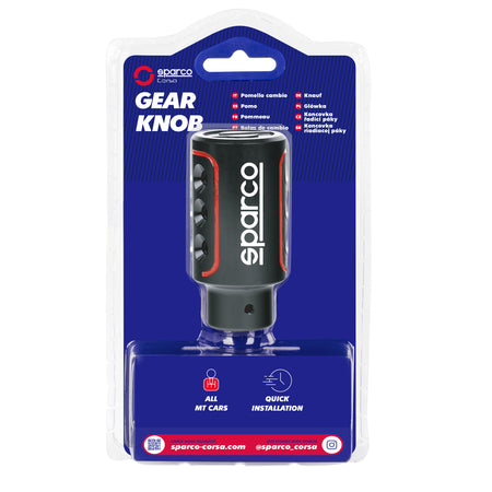 Pomo / Bocha de Cambios Sparco Racing Aluminio Universal-Accesorios-Multishop Uruguay