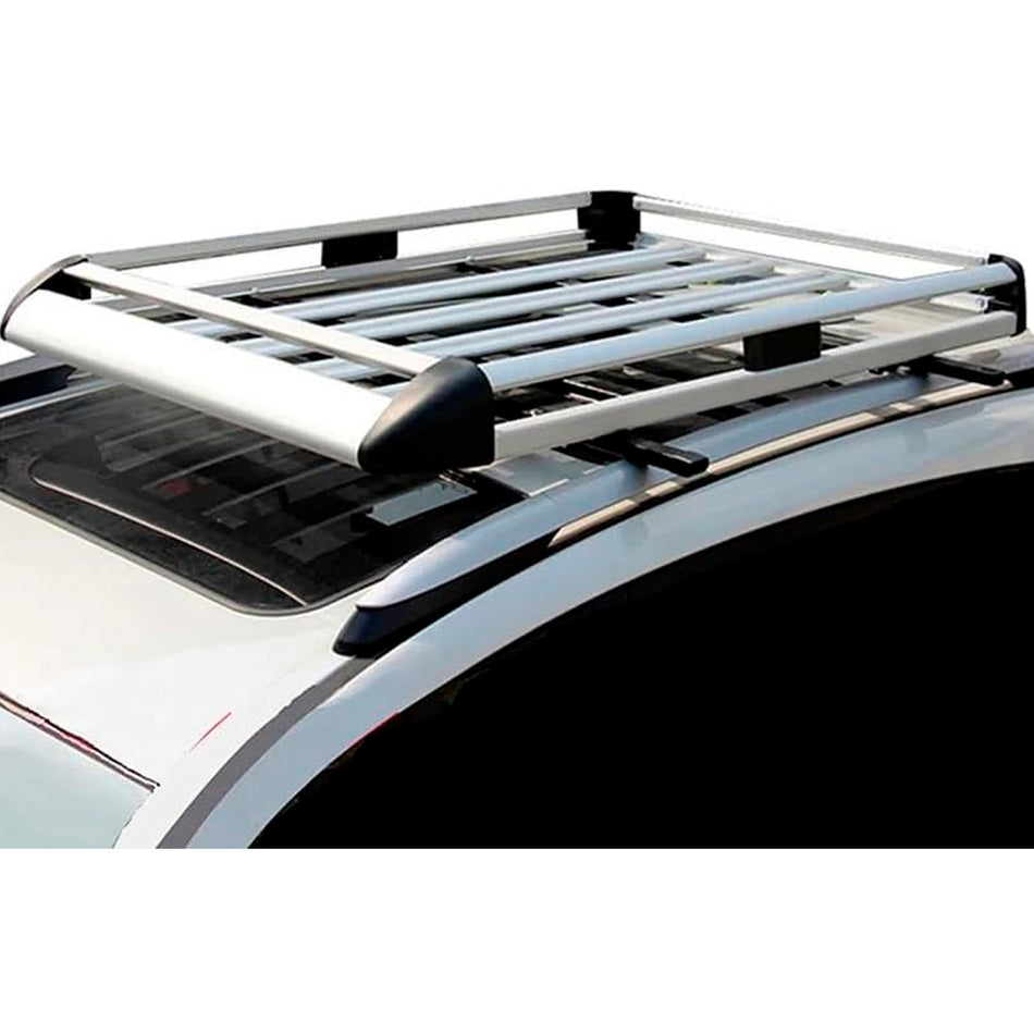 Portaequipajes de techo universal 140x100 cm aluminio-Portaequipajes-Multishop Uruguay