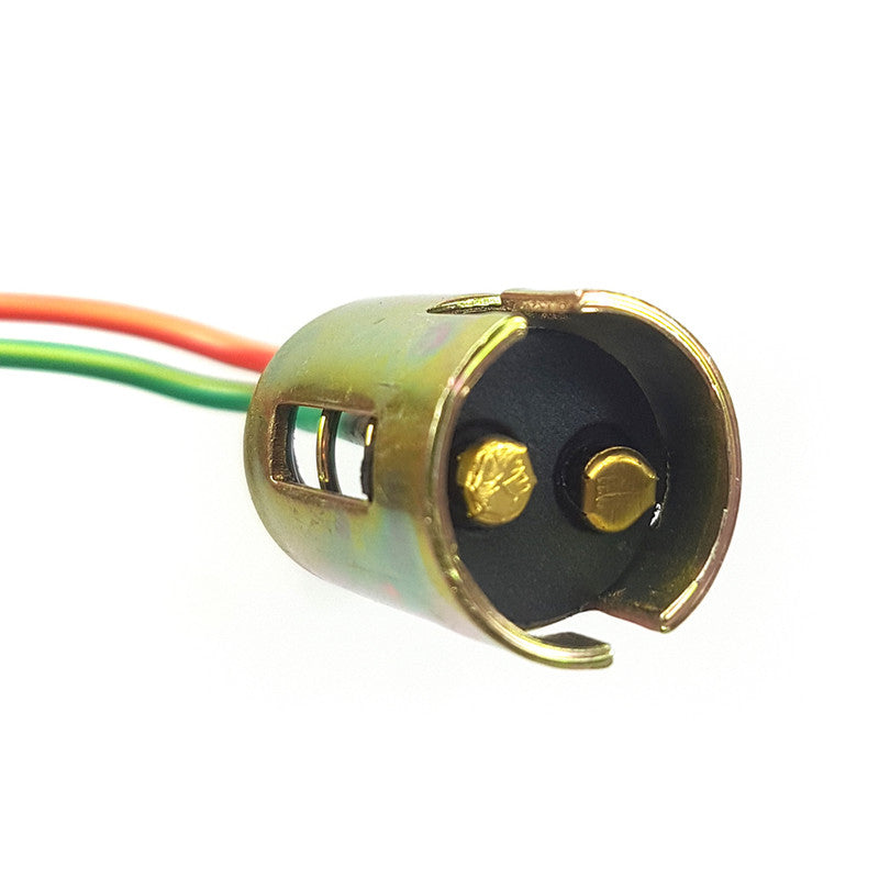 Portalampara 2 Polos x3 Un-Portalamparas Y Terminales-Multishop Uruguay