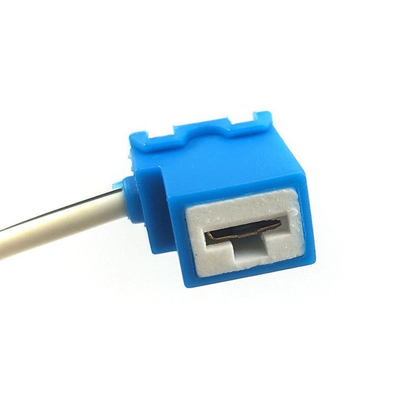 Portalampara Ceramico Para H1/H3 En 90 Grados x3 Un-Portalamparas Y Terminales-Multishop Uruguay