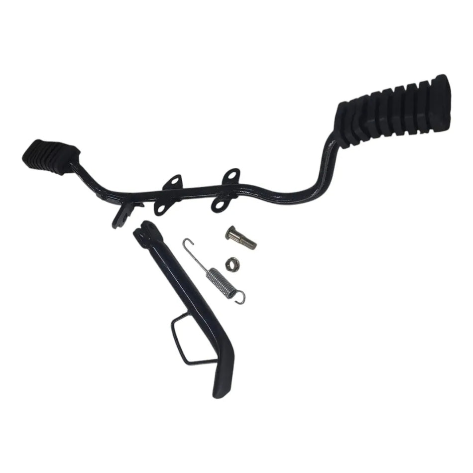 Posa Pie Completo con Pata Lateral para Yumbo Max C110-Posapies motos-Multishop Uruguay