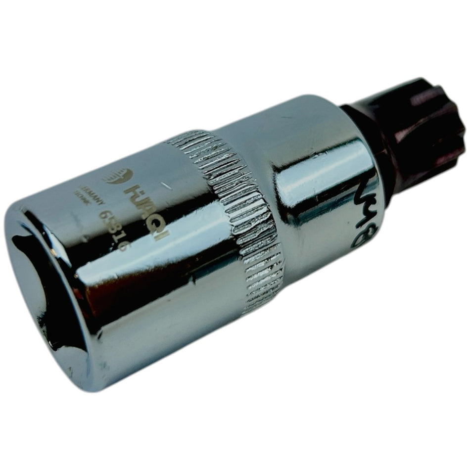 Punta 1/2 Multidiente M12 X 55mm Tapa Cilidro Gol Nafta-Punta Hexagonal-Multishop Uruguay