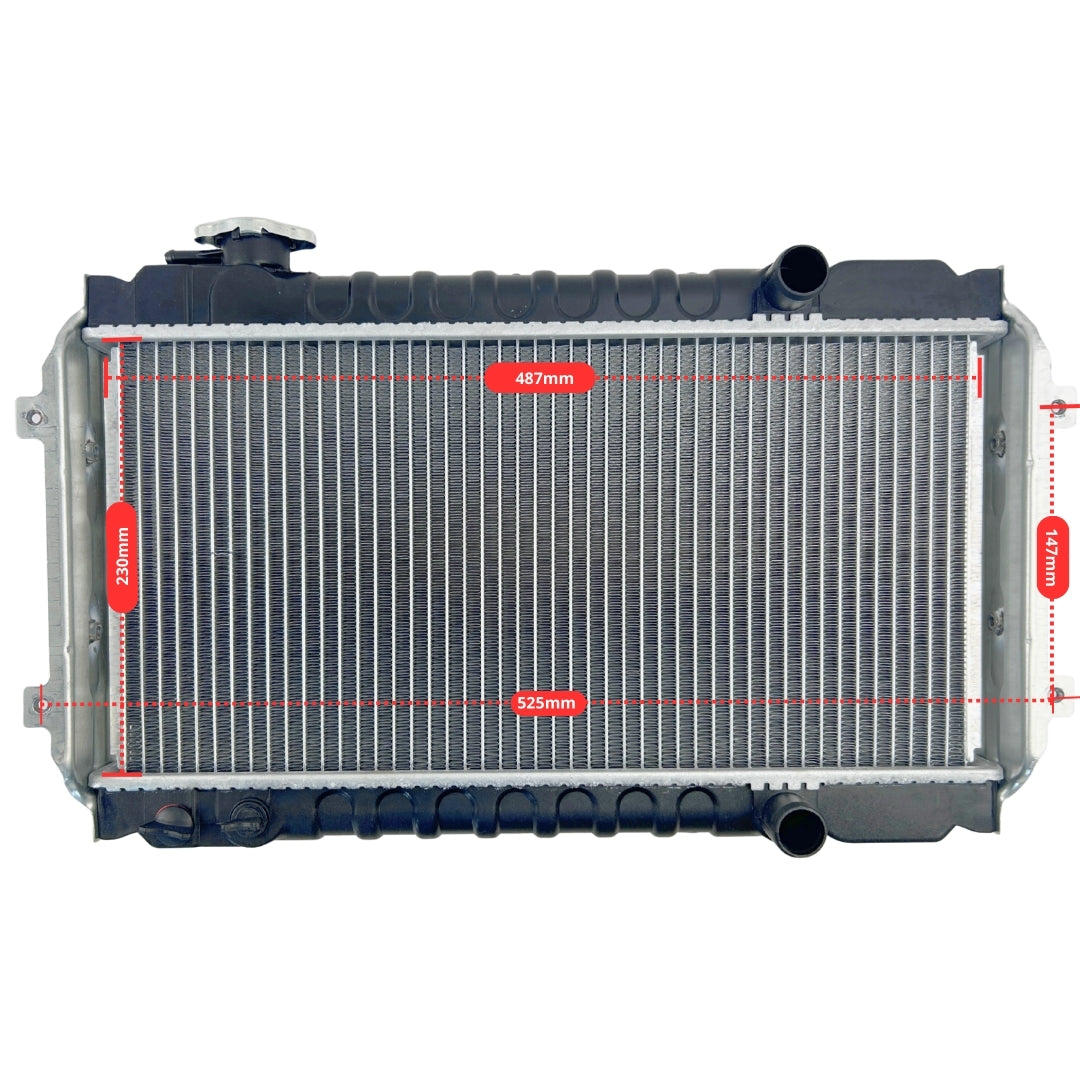 Radiador Agua Alargado Horizontal Hafei / Dfm / Faw-Radiadores-Multishop Uruguay