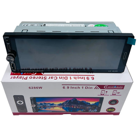 Radio 1 Din Pantalla 6.9 " 16G-Radios-Multishop Uruguay