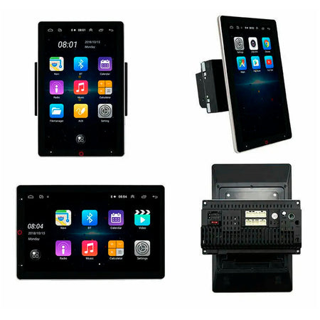 Radio 2 Din Pantalla 10" Giratoria Android-10 Pulgadas-Multishop Uruguay