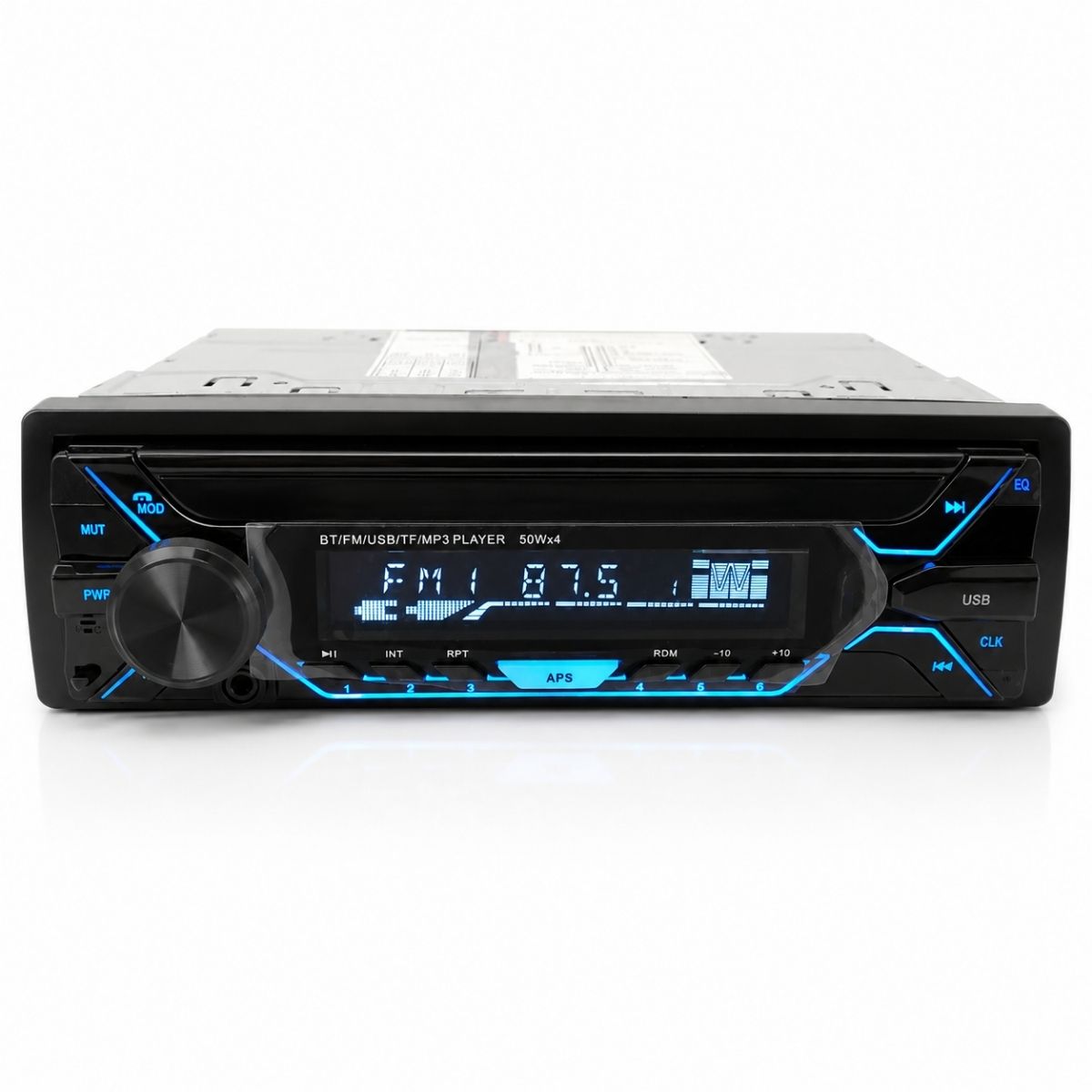 Radio auto desmontable con control remoto-Radios-Multishop Uruguay