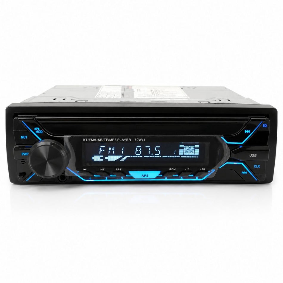 Radio auto desmontable con control remoto-Radios-Multishop Uruguay
