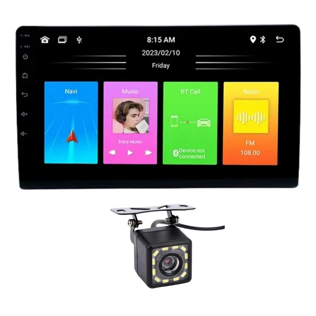 Radio Multimedia 9" Android 16 CarPlay 2GB+64GB-Radios-Multishop Uruguay