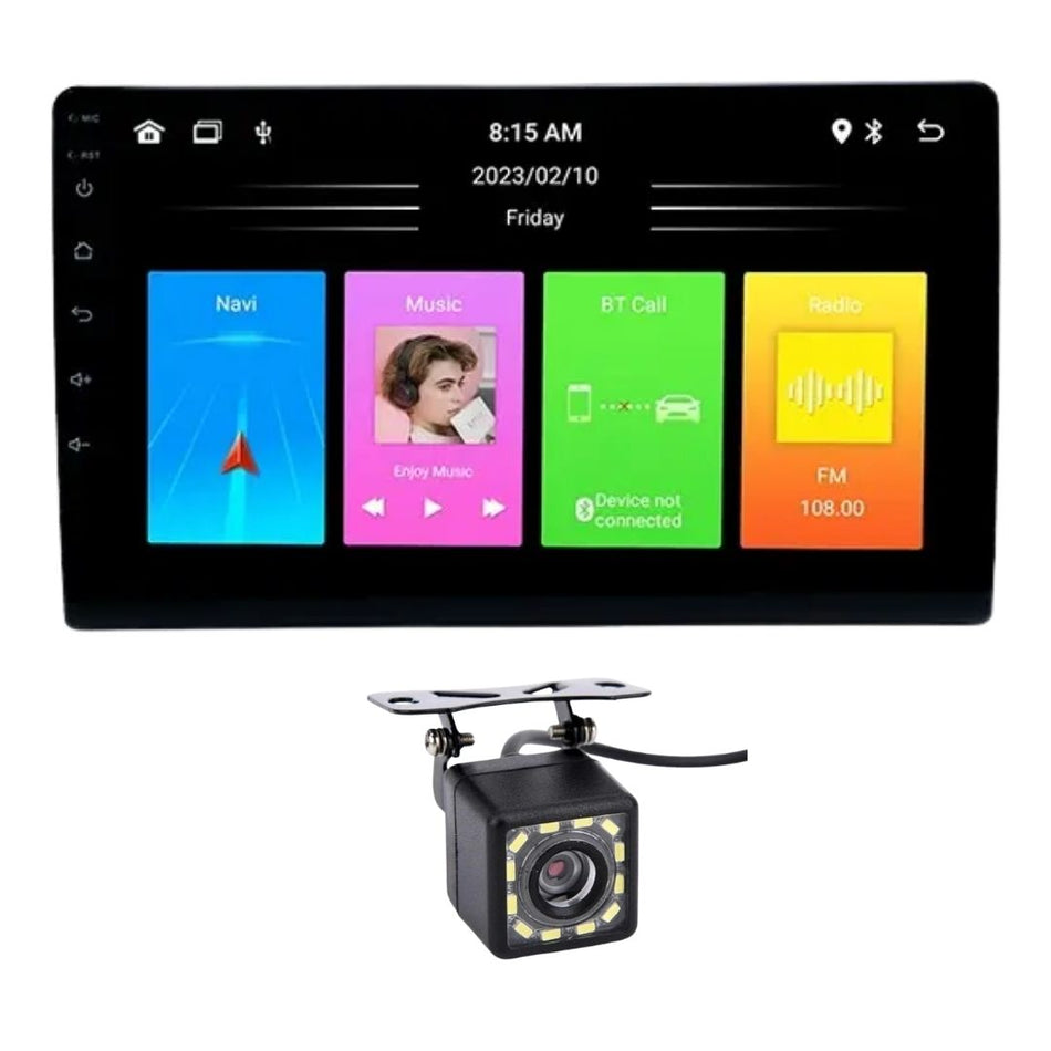 Radio Multimedia 9" Android 16 CarPlay 2GB+64GB-Radios-Multishop Uruguay