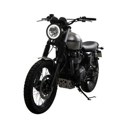 Semi Óptico LED GS/Titan con Aro DRL Blanco-Ópticas motos-Multishop Uruguay