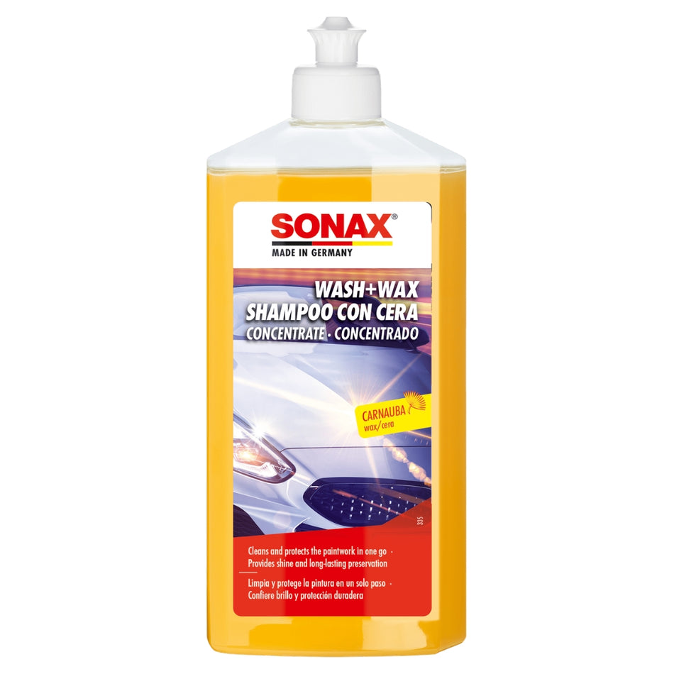 Shampoo con Cera Carnauba Sonax 500ml-Estética Automotriz-Multishop Uruguay