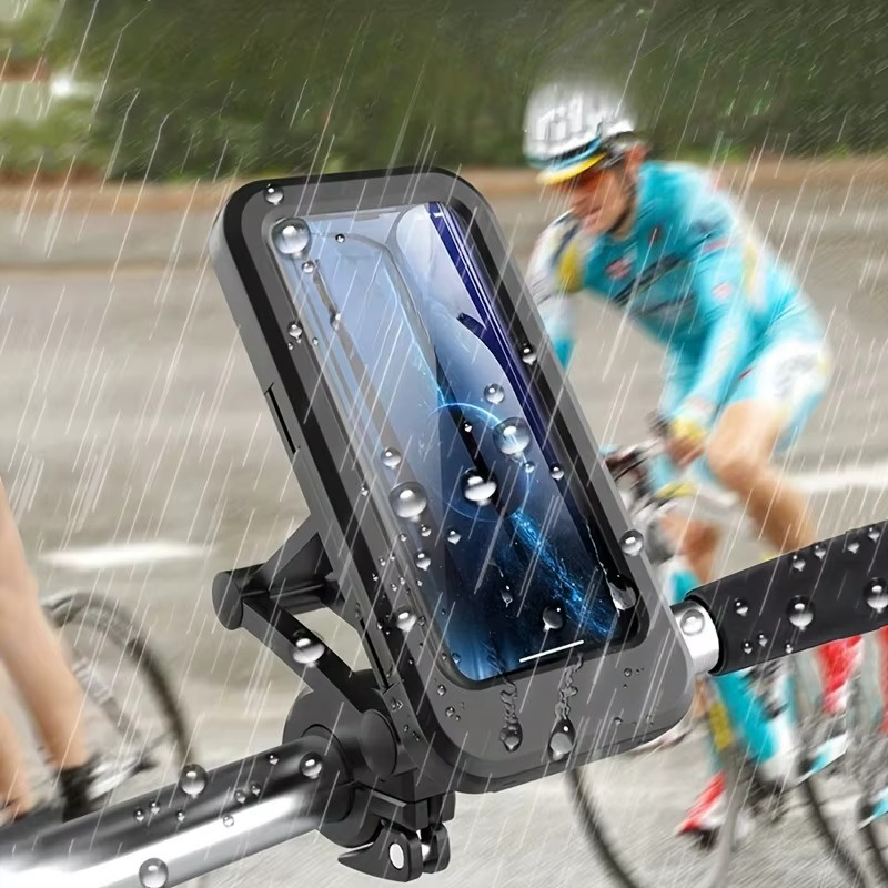 Soporte Celular Moto y Bici Resistente al Agua 360°-Soporte celular motos-Multishop Uruguay