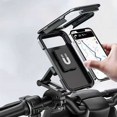 Soporte Celular Moto y Bici Resistente al Agua 360°-Soporte celular motos-Multishop Uruguay
