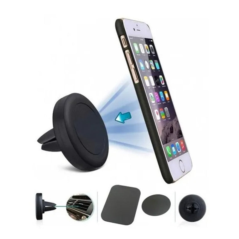 Soporte Celular Redondo Con Iman Para Ventilete-Soporte Celular-Multishop Uruguay
