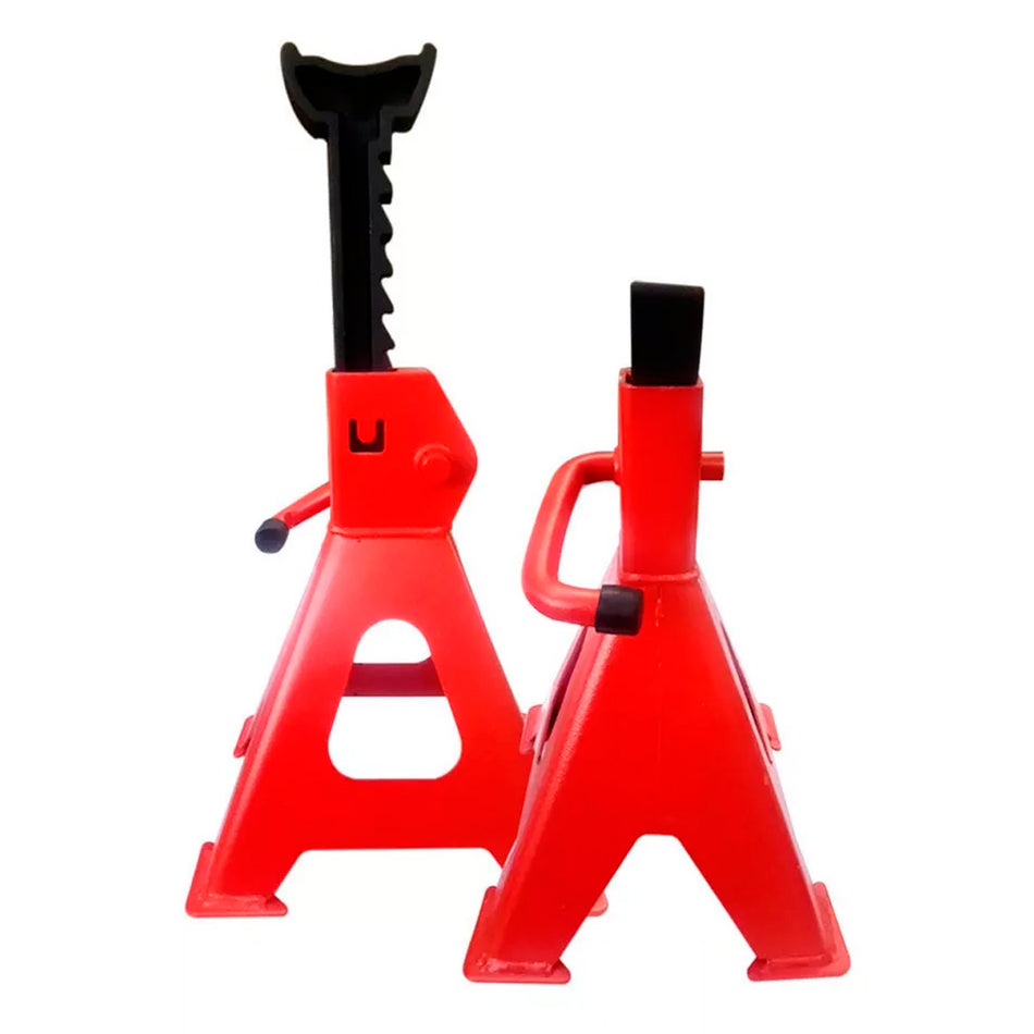 Soporte Gato Caballetes 3 Toneladas Ajustables para Taller-Caballetes-Multishop Uruguay