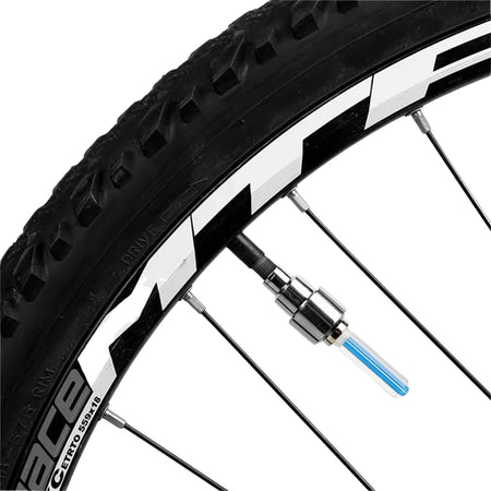 Tapa Valvula Rueda - LED Para Auto Moto Bicicleta Luz Activada-Válvulas motos-Multishop Uruguay